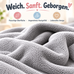 Baby Kapuzenhandtuch mit Tiermotiv – 80 × 80 cm